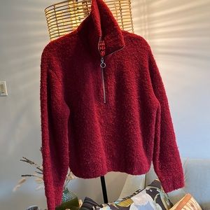 Aritzia half zip Gwyneth sweater